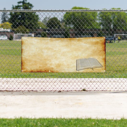 Bijbelklep Blank Kerk Spandoek (Insitu)