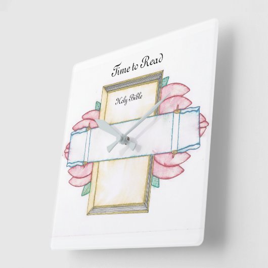 bijbelklok vierkante klok (Hoek)