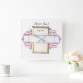 bijbelklok vierkante klok (Huis)