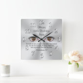 bijbelklokken oogwenk niet gezien vierkante klok (Huis)