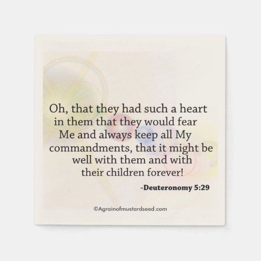 Bijbelkoersen Servet (Voorkant)