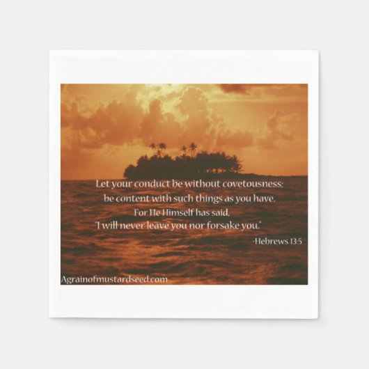 Bijbelkoersen Servetten (Voorkant)