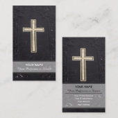Bijbelkruis als religieus visitekaartje (Voorkant / Achterkant)