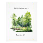 Bijbelkwekerij Decor, Woodland thema kwekerij Foto Afdruk (Voorkant)