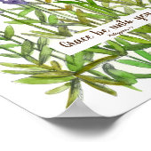 Bijbellenlavender voor scripts Philippians 1:2 Poster (Hoek)