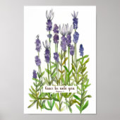 Bijbellenlavender voor scripts Philippians 1:2 Poster (Voorkant)