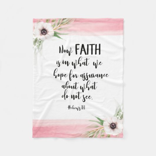 Bijbellenverdraaiing Roze florale flacon Fleece Deken (Voorkant)