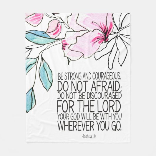 Bijbellenverfloreltje Fleece Blanket (Voorkant)