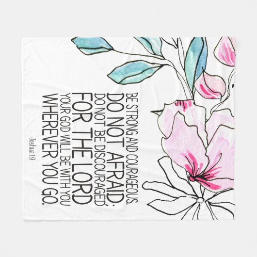 Bijbellenverfloreltje Fleece Blanket (Voorkant (Horizontaal))