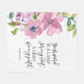 Bijbellenverfloreltje Fleece Blanket (Voorkant (Horizontaal))