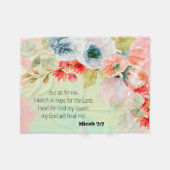 Bijbellenverfloreltje Fleece Blanket (Voorkant (Horizontaal))