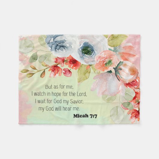 Bijbellenverfloreltje Fleece Blanket (Voorkant (Horizontaal))