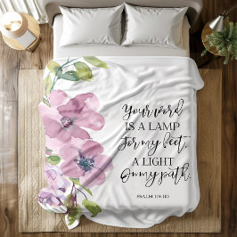 Bijbellenverfloreltje Fleece Blanket