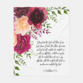 Bijbellenverfloreltje Fleece Blanket (Voorkant)