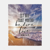 Bijbellenverse Fleece Blanket (Voorkant)