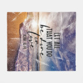 Bijbellenverse Fleece Blanket (Voorkant (Horizontaal))