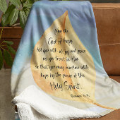 Bijbellenververs met lefbekleding fleece deken