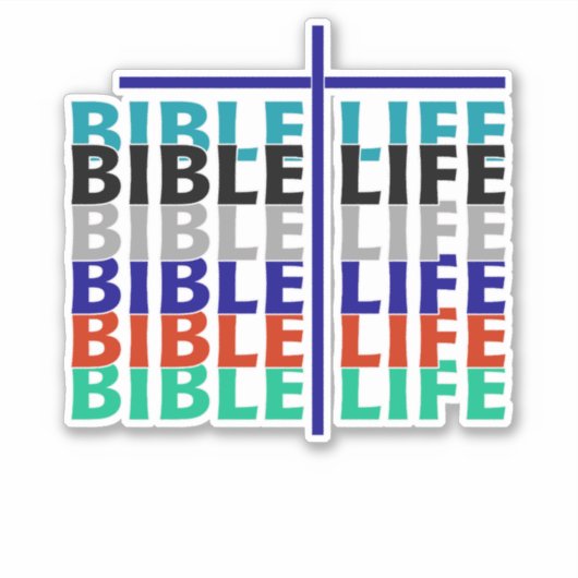 Bijbelleven Sticker (Voorkant)