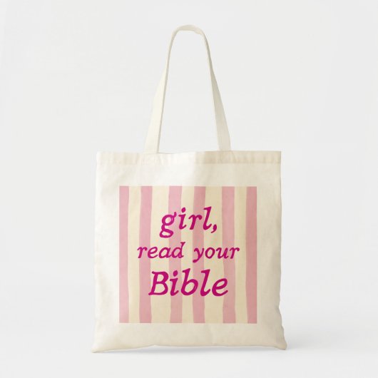 Bijbellezen voor christelijke vrouwen tote bag (Voorkant)