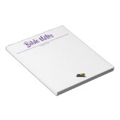 Bijbelnotitieblok - Paars Notitieblok (Schuin)