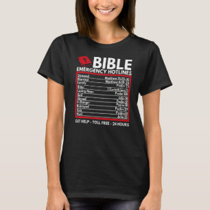 Bijbelnummers Christelijke Bijbel & Jezus T-shirt