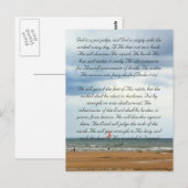 Bijbelpassage, de grond briefkaart (Voorkant / Achterkant)