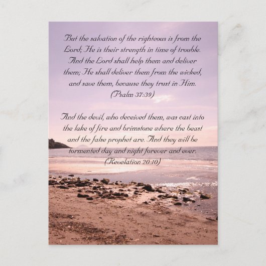 Bijbelpassage, de grond briefkaart (Voorkant)