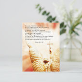 Bijbelpassage, engel van de Heer, psalm 91 Briefkaart (Staand voorkant)