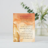 Bijbelpassage, engelen briefkaart (Staand voorkant)