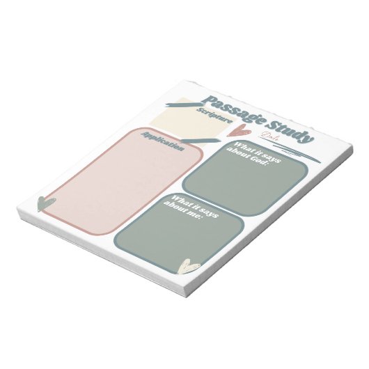 Bijbelpassage Notitieblok (Linkerzijde)