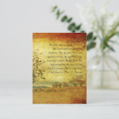 Bijbelpassage, roosterlandschap briefkaart (Staand voorkant)