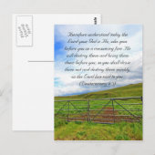 Bijbelpassage, Schotse velden Briefkaart (Voorkant / Achterkant)