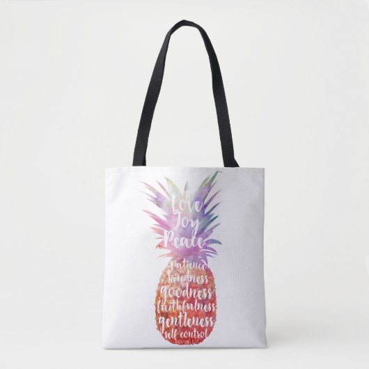 Bijbelprijsananas Tote Bag (Voorkant)