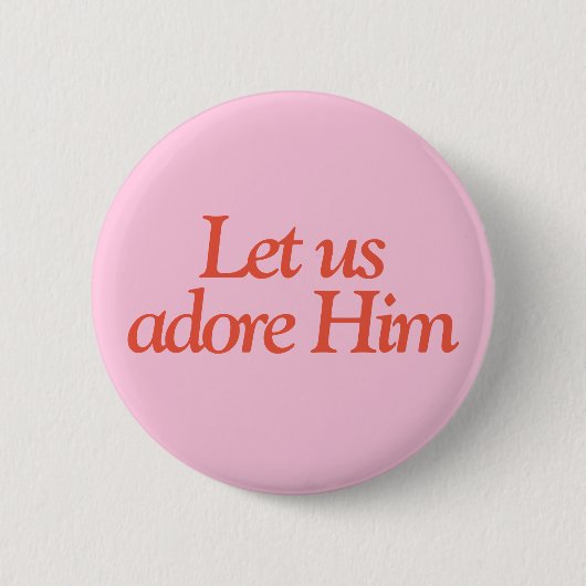 Bijbelprijsopgave Button | Laten we hem aanprijzen (Voorkant)