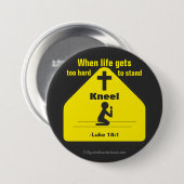 Bijbelprijsopgave Ronde Button 7,6 Cm (Voorkant /achterkant)