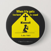 Bijbelprijsopgave Ronde Button 7,6 Cm (Voorkant)