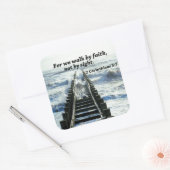 Bijbelprijsopgave Vierkante Sticker (Envelop)