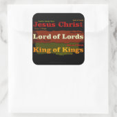 Bijbelprijsopgave Vierkante Sticker (Tas)