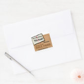 Bijbelprijsopgave Vierkante Sticker (Envelop)