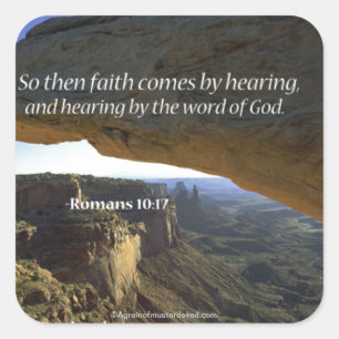 Bijbelprijsopgave Vierkante Sticker