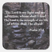 Bijbelprijsopgave Vierkante Sticker (Voorkant)