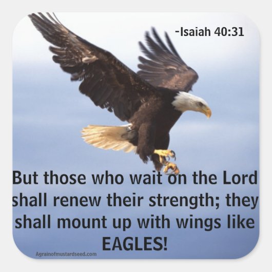 Bijbelprijsopgave Vierkante Sticker (Voorkant)