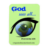 Bijbelprijzen Agrainofmustardseed.com Magneet (Verticaal)