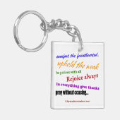 Bijbelprijzen Inspirerend Sleutelhanger (Voorkant Links)