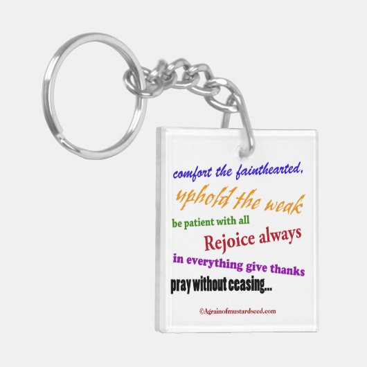 Bijbelprijzen Inspirerend Sleutelhanger (Voorkant Links)