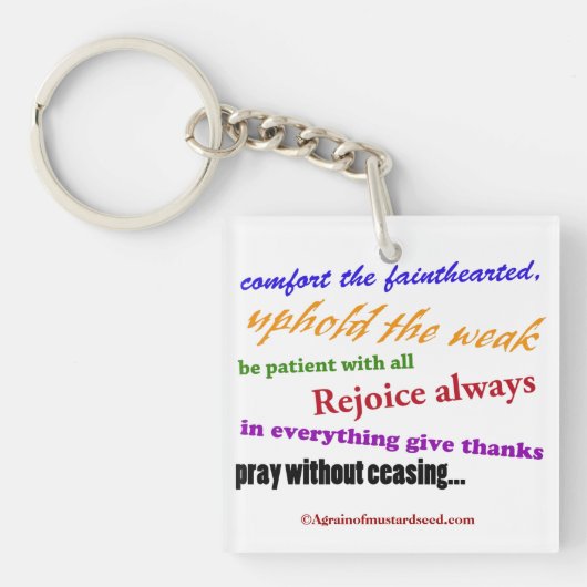 Bijbelprijzen Inspirerend Sleutelhanger (Voorkant)