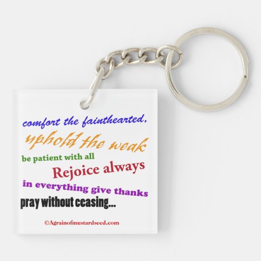 Bijbelprijzen Inspirerend Sleutelhanger (Achterkant)