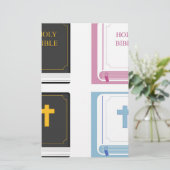 bijbels briefpapier (Staand voorkant)