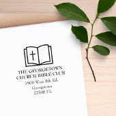 Bijbels Elegant Retour Adres Rubberstempel