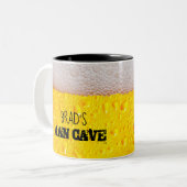 Bijbels en Man-grot van de Kront Tweekleurige Koffiemok (Voorkant links)